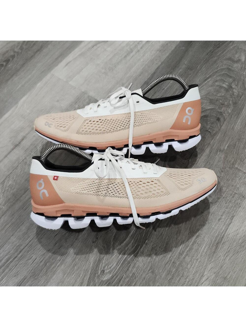 On Cloudboom Savannah/White Running Gym Exercise Train Casual Shoes Womens 10 - Picture 1 of 7